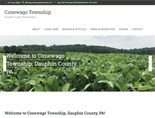 Tablet Screenshot of conewagotownship.com